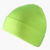 Gorro de lana con placa ligera de acrílico de comercio exterior para hombres y mujeres, para parejas, de Europa y América, de otoño e invierno, de punto de color sólido, fabricantes de gorros