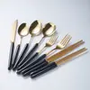Conjunto de Talheres de Cerâmica e Aço Inoxidável de Luxo Nórdico Amazon, Cuidadosamente Selecionado, Incluindo Facas, Garfos, Colheres, Hashis e Talheres para Bife