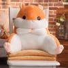 Cojín de respaldo almohada hámster edredón cojín de respaldo de mesita de noche celebridad de internet soporte lumbar cojín lumbar cama tres en uno muñeca de descanso para el almuerzo linda