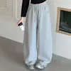 Roupas Infantis Calças para Meninas 2026 Outono Novo Estilo Crianças Médias e Grandes Calças Scimitar Patchwork Bordado Calças de Pernas Largas Calças Casuais para Passeio Longas