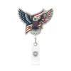 250 Insignia de Águila Retráctil Transfronteriza Americana Más Vendida Día de la Independencia Insignia Retráctil de Aniversario Decoración