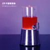 Dispensador de Vino Barra de Hielo de Acero Inoxidable Barra KTV Barril de Cerveza Máquina de Cerveza de Barril Dispensador de Cerveza Comercial Recargable Iluminación LED Barril de Cola