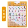 Pinyin para crianças áudio cognição Aprendizagem de iluminação leitura por voz alfabetização visual conjunto completo de adesivos de parede brinquedos