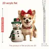Colgante Decorativo Plano 2D de Acrílico Transfronterizo Nuevo 2025 como Regalo para Amigos