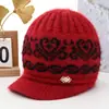 Nuevo Sombrero de Pescador de Piel de Conejo Otoño/Invierno para Mujeres de Mediana Edad y Mayores, Elegante Sombrero de Mamá, Forrado de Felpa, Cálido, Cortavientos, Sombrero de Lana Tejido de Ala Ancha