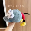 Gorra de Bebé Estilo Coreano Primavera y Otoño Nueva Gorra de Béisbol con Visera de Mezclilla Dibujo Animado Lindo Borde Suave Parasol para Bebé Niño y Niña