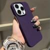 Funda de silicona de color sólido para iPhone 16 Promax, funda para teléfono móvil Apple 15 con botón recortado, funda protectora suave esmerilada de 14 pulgadas.