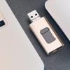 Memoria USB Metálica Retráctil para Teléfono Móvil de 32 GB USB 3.0 OTG Memoria USB de 64 GB Memoria USB Transfronteriza de 128 GB Soporta Impresión de Logo USB