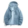 Ropa de Protección Solar de Verano UPF50+ para Hombres y Mujeres, Ropa Transpirable de Seda de Hielo para Exteriores Anti-UV, Ropa Fina de Secado Rápido para Parejas