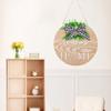 Decorações Penduradas Elegantes de Madeira de Pinus Estilo Pastoral para o Dia de Ação de Graças Podem Ser Usadas para Resgate de Pontos, Presentes, Decoração de Casa e Placas de Porta
