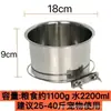 Pote Pet Espessado de Aço Inoxidável Gaiola de Cachorro Tigela de Beber Fixa Pendurada Alimentador de Comida para Gatos Tigela Simples para Cães Grandes