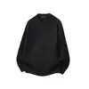 Suéter de Punto Rayado para Hombre, Otoño/Invierno 2025 Nuevo de Moda Simple Versátil Holgado Cuello Redondo Moda Pulóver Superior