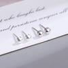 Aretes de Plata Esterlina S925, Aretes Especiales para Perforación de Oreja, Previenen la Inflamación y Perforación de Oreja Indolora, Punta de Aguja Previene la Obstrucción