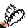 Diadema para Cabello Corto para Mujer Uso Diario 2025 Nueva Ola Lavado de Cara Diadema de Corona Alta con Dientes Pinza Antideslizante Accesorio para el Cabello