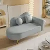Mejora de apartamento pequeño: sofá otomana de almacenamiento, sillón reclinable estilo europeo, área de espera de tienda de ropa, sofá reposapiés moderno