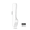 Venta al por mayor transfronteriza 1010 acero inoxidable cuchara cuchillo y tenedor juego de vajilla engrosado hotel postre cuchara de café LOGOTIPO
