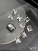 Joias de Strass de Alta Qualidade K9 para Nail Art com Fundo Pontiagudo, Strass Transparentes Brilhantes tipo Doce de Rocha, Strass Irregulares Empilhados Longos com Ângulo Reto, Bolas de Strass para Unhas Atacado