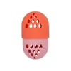 Caja de Almacenamiento Personalizada para Polvera de Silicona, Caja de Almacenamiento de Herramientas de Belleza a Prueba de Polvo y Transpirable, Caja de Almacenamiento Transpirable, a Prueba de Polvo y Resistente a la Suciedad para Esponjas de Belleza