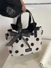 Bolso de moda, bolso pequeño, nuevo bolso de hombro casual de verano 2026, bolso Boston, bolso pequeño, bolso de lunares de nicho