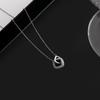 Internet Celebridade Titânio Aço Popular Colar Ins TikTok Explosões Pérola Micro-incrustada Geometric Fishtail Butterfly Heart Clavicle Chain