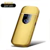 JL709 tela sensível ao toque indução ultra-fino carregamento isqueiro de cigarro dupla face ignição USB carregamento isqueiro isqueiro atacado