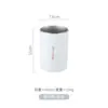 Gabinete de Espejo Acero Inoxidable Colgante Magnético Set de Vasos para Enjuague Bucal para una Familia de Tres, Portacepillos de Dientes, Estante para Vasos de Lavado, Portacepillos de Dientes