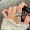 Anillo de Perla y Estrella Estilo Lujo Ligero, Moda Retro Francesa, Anillo de Nicho de Gama Alta, Nuevo Diseño de Moda