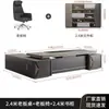Escritorio y Silla de Oficina Ejecutiva Combinación Simple Moderno Escritorio Ejecutivo Mesa de Presidente Gerente Supervisor Muebles de Oficina de Gama Alta