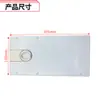 Accesorios para puerta de vidrio con resorte de suelo cabeza de abrazadera de puerta placa de cubierta de resorte de suelo placa de hebilla cubierta de resorte de suelo accesorios de abrazadera de puerta superior e inferior