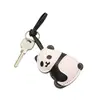 Pingente Personalizado Criativo de Couro Tesouro Nacional Panda Gigante, Pingente Fofo para Bolsa de Couro, Personalização de Enfeite para Presente de Feriado