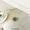 Botão de metal com strass oco de cabeça de leão estilo Chanel redondo para casaco corta-vento jaqueta de terno fivela decorativa