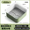 Maceta de aluminio aleación maceta de flores caja de plantación de metal patio exterior balcón un metro huerto maceta rectangular hierba de junco