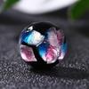 Hanyuyuan Cuentas Espaciadoras de Vidrio con Puntos de Colores Estilo Japonés Cuentas de Papel de Aluminio Coloridas Fabricante Mayorista de Accesorios para Joyería DIY