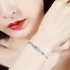 Pulseira Europeia e Americana Asas de Anjo da Amazon Pulseira Feminina Pulseira de Prata Esterlina Presente de Aniversário para Namorada Joias Criativas