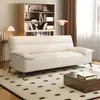Gato arañando sofá cama de cuero de doble propósito simple moderno sala de estar de apartamento pequeño alquiler oficina sofá plegable
