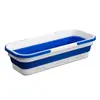 Cubo Mop Portátil Almacenamiento Cubo Plegable Limpieza Portátil Cubo para Lavado de Autos Rectangular Multifuncional Cubo para Trapear