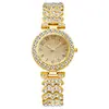 Exclusivamente para Comercio Exterior, Reloj de Lujo para Mujer con Diamantes Completos y Dial Digital, Reloj de Cuarzo, Reloj para Dama de Aleación Incrustado con Diamantes, Envío Directo de una Pieza