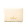 Cartera de Queso Estilo Japonés Linda Bolsa para Tarjetas Pequeña Billetera para Monedas Corta para Mujer Plegable al 30% Pequeña Fresca Bordada Texket Original Estilo Mori