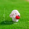 Manualidades creativas de paisajes en miniatura: lindas figuritas de conejito y oso, paisajismo de casa en el árbol de jardinería, accesorios decorativos DIY, adornos pequeños