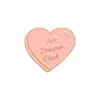 Nuevo Club de Comedia de Dibujos Animados Pin de Solapa Rosa Amor Geométrico Más Fácil de Combinar Insignia con Texto en Inglés