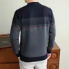 Artículo de alto volumen de dropshipping [gran stock disponible] Suéter de otoño e invierno [estilo old money] Suéter de punto de cuello redondo para hombre