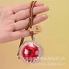 Mini Pingente de Maçã Charm de Bolsa Maçã Verde da Moda Decoração de Carro Fruta da Paz Vermelha Criativa Presente de Véspera de Natal