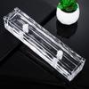 Ladrillo de Vidrio Super Blanco Ladrillo de Cristal Transparente Cuadrado Pared Divisoria Baño Internet Rojo Arte Sólido Hueco Patrón de Hielo