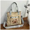 Bolsa Grande para Mujer, Casual y Fresca Bolsa de Mano Cruzada con Dibujo de Panda, Gran Capacidad, Bolsa de Tote Ultraligera para Salir