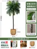 Palmera Areca Artificial Grande de Lujo de Gama Alta, Planta Verde, Árbol Falso, Planta de Bambú Cola de Fénix para Decoración de Paisajismo Tropical de Interiores
