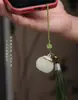 Piedra Luminosa Sachet de Flor de Loto Hueca Bola Colgante para Teléfono Móvil Año del Conejo Calabaza Portátil Decoración Colgante de la Suerte para Coche