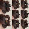 Pinza de garra extra grande de 15 cm para cabello grueso, pinza de tiburón simple para mujer, accesorio para el cabello para la parte posterior de la cabeza