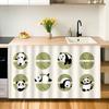 Cortina Cubierta para Gabinete de Gato de Dibujos Animados con Velcro Mágico, Cortina Cubre Gabinete, Cortina para Gabinete de Cocina Estilo Japonés