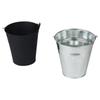 Balde de armazenamento de louça estilo americano, balde de armazenamento de mesa, balde de metal, balde pequeno de ferro