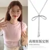 Colar de Corda de Cera Flor Oca Puxável Estilo Doce Cool Fashionável Versátil Corrente de Suéter Colar de Temperamento Personalizado para Mulheres Atacado